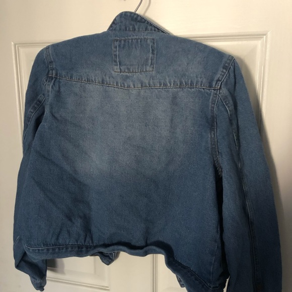 Distressed Vintage Jean Jacket - Picture 4 of 4